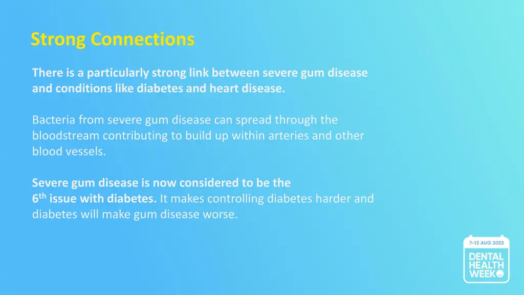 strong connections