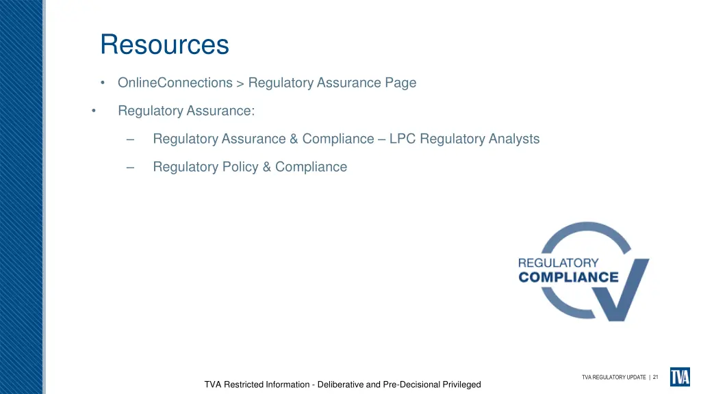 resources