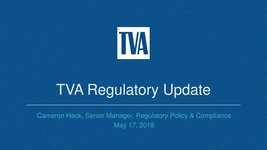 tva regulatory update