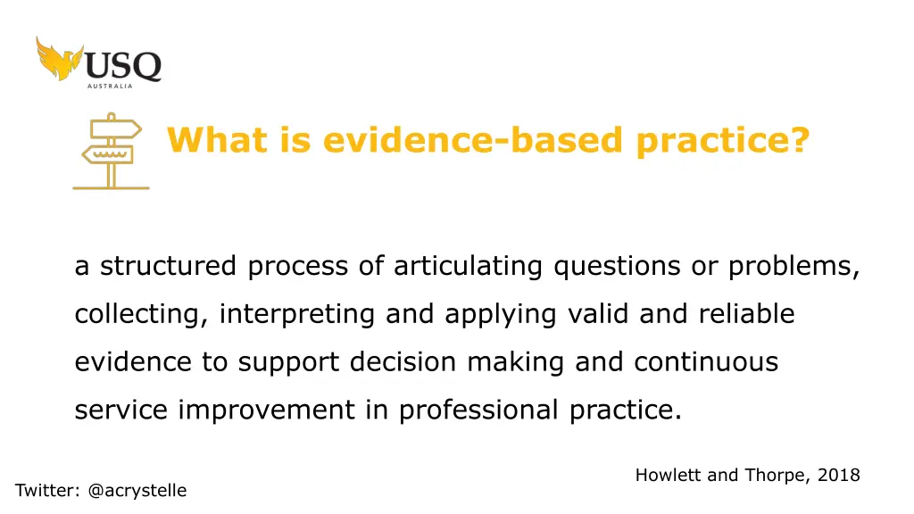 what is evidence based practice