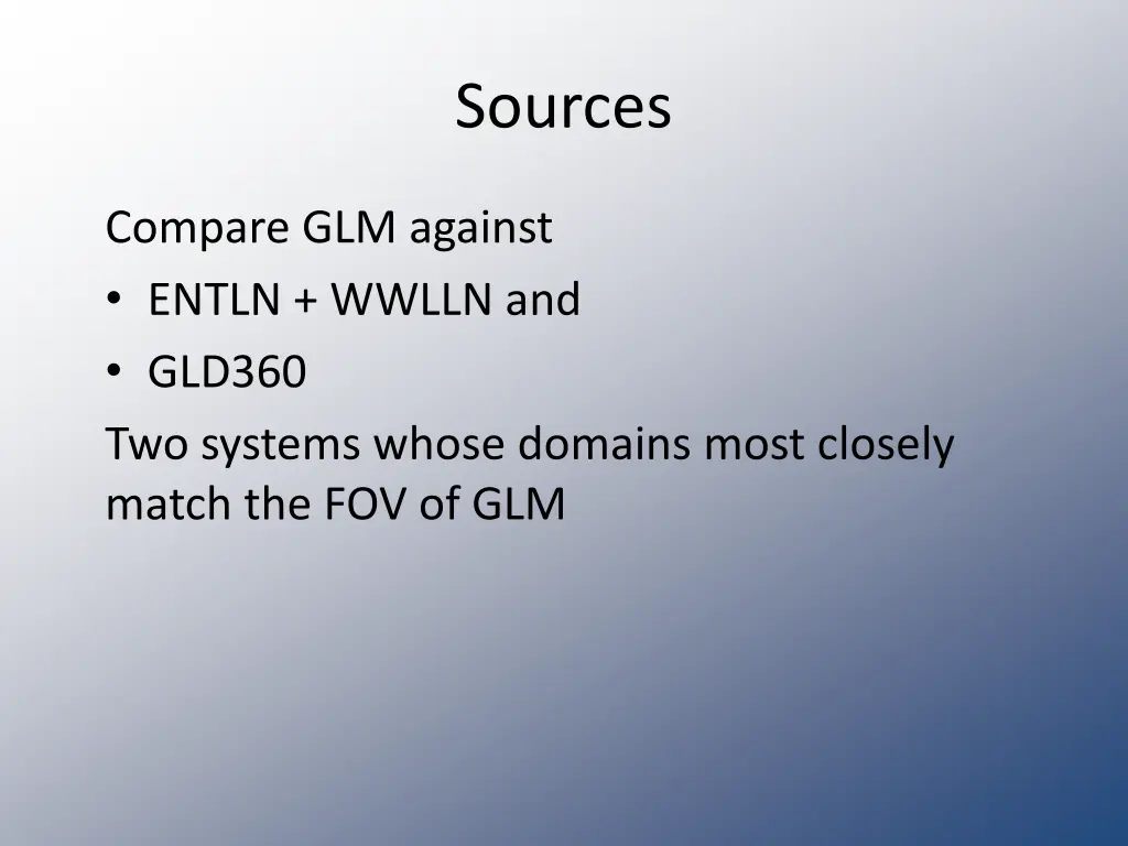 sources