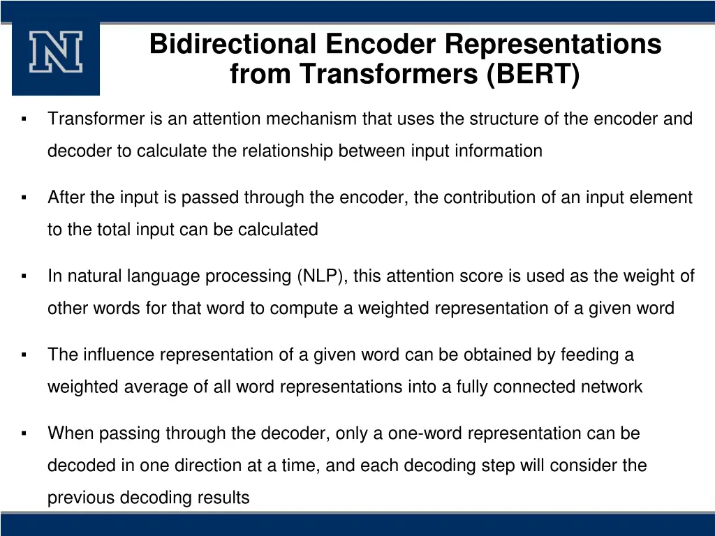 bidirectional encoder representations from