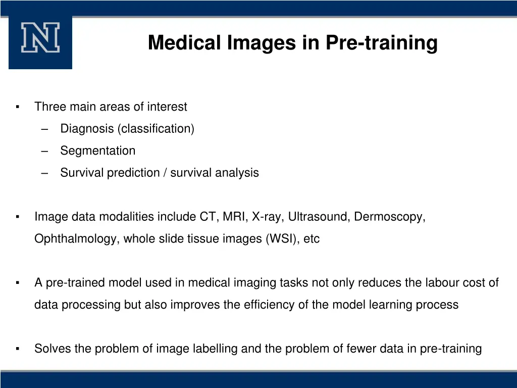 medical images in pre training