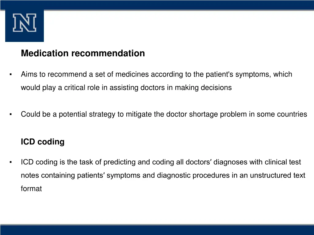 medication recommendation