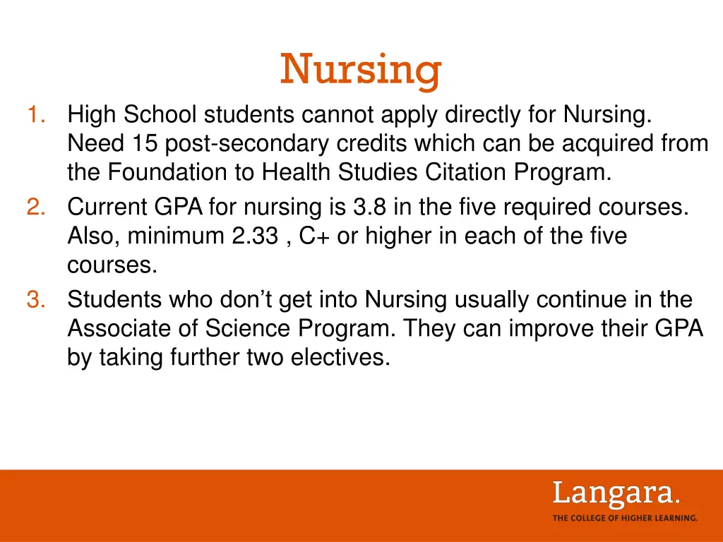 nursing