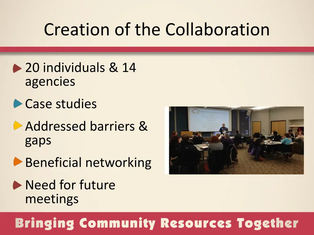 creation of the collaboration