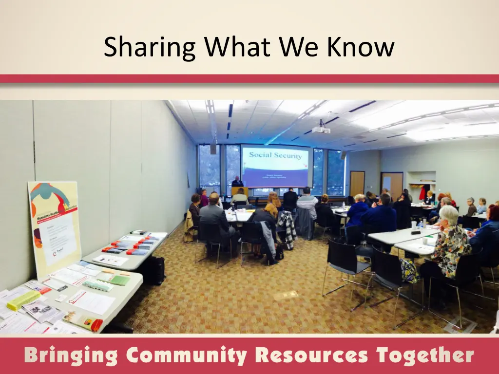 sharing what we know