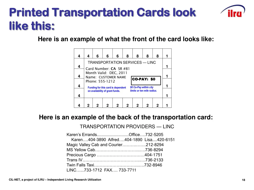 printed transportation cards look printed