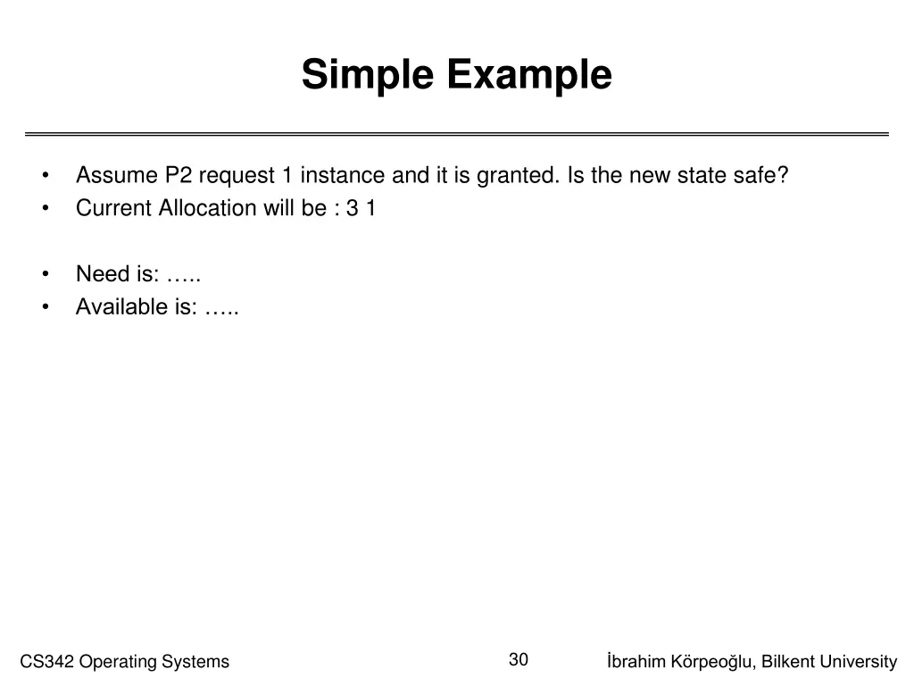 simple example 1