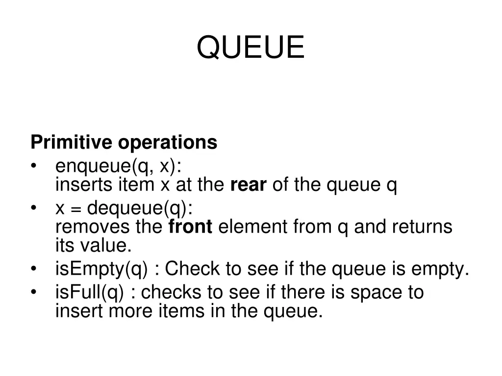 queue 1