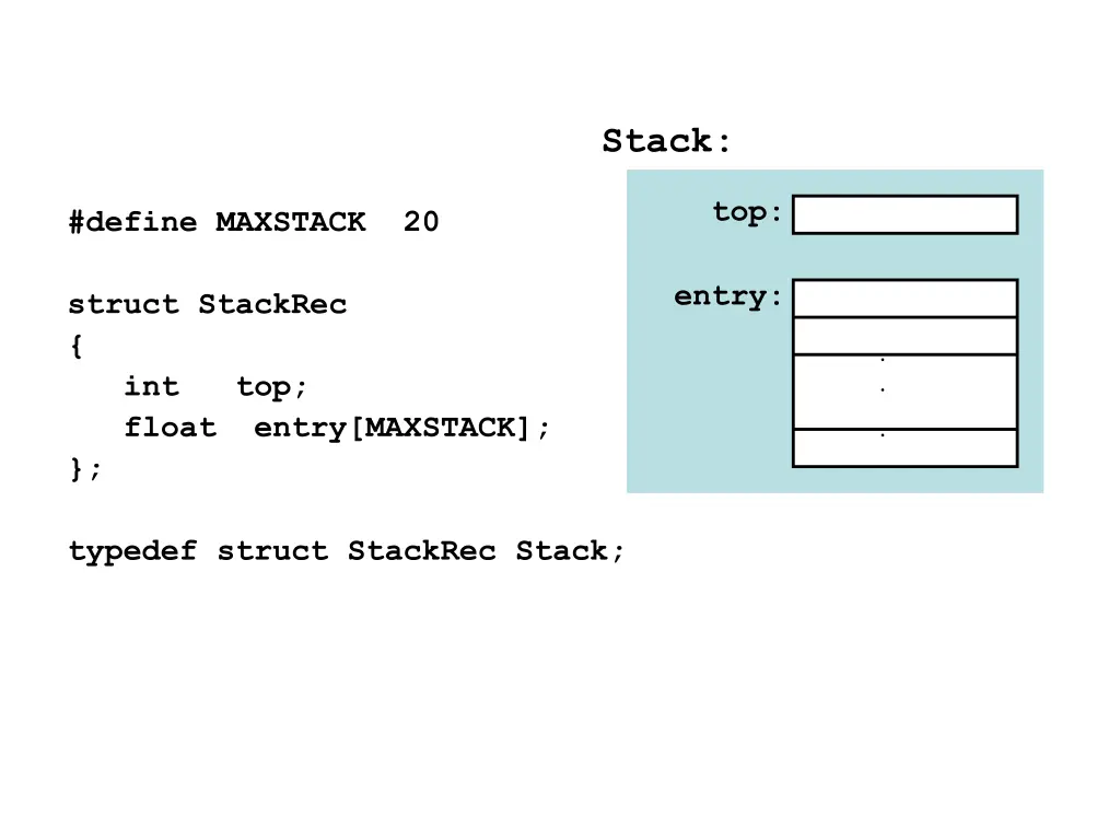 stack