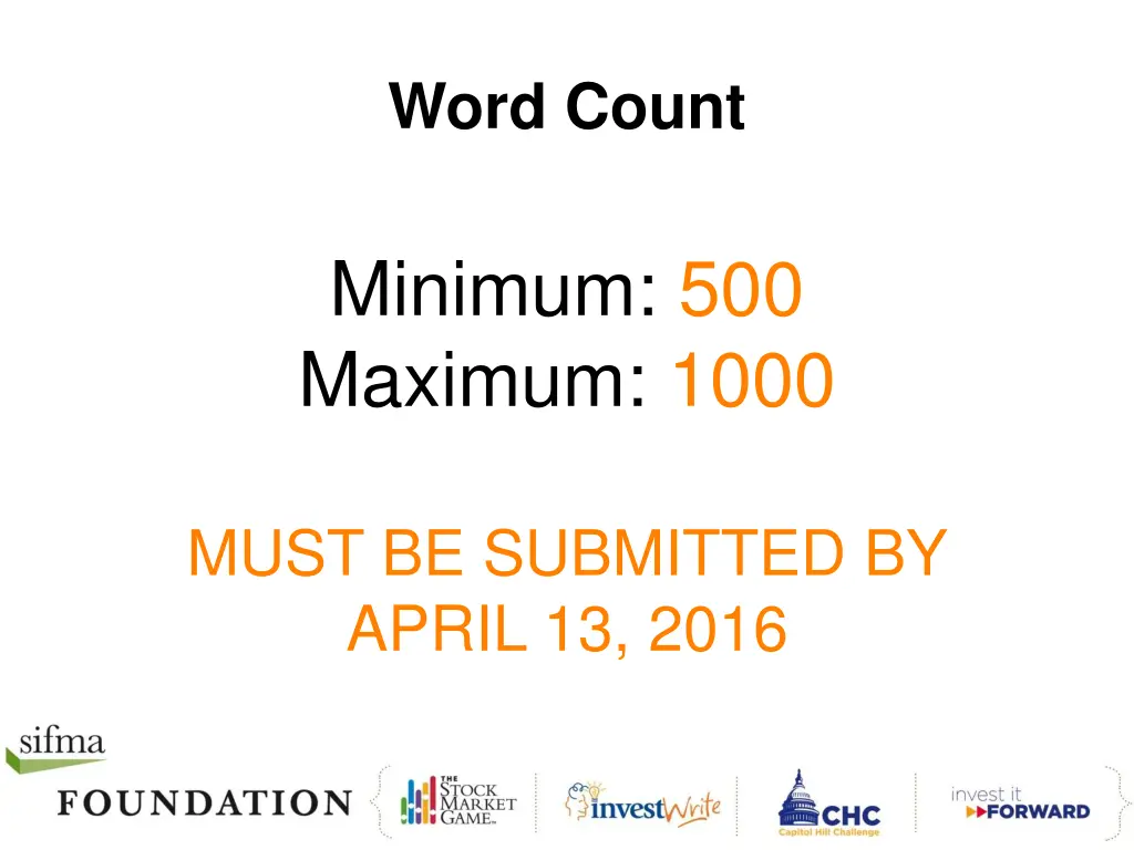 word count