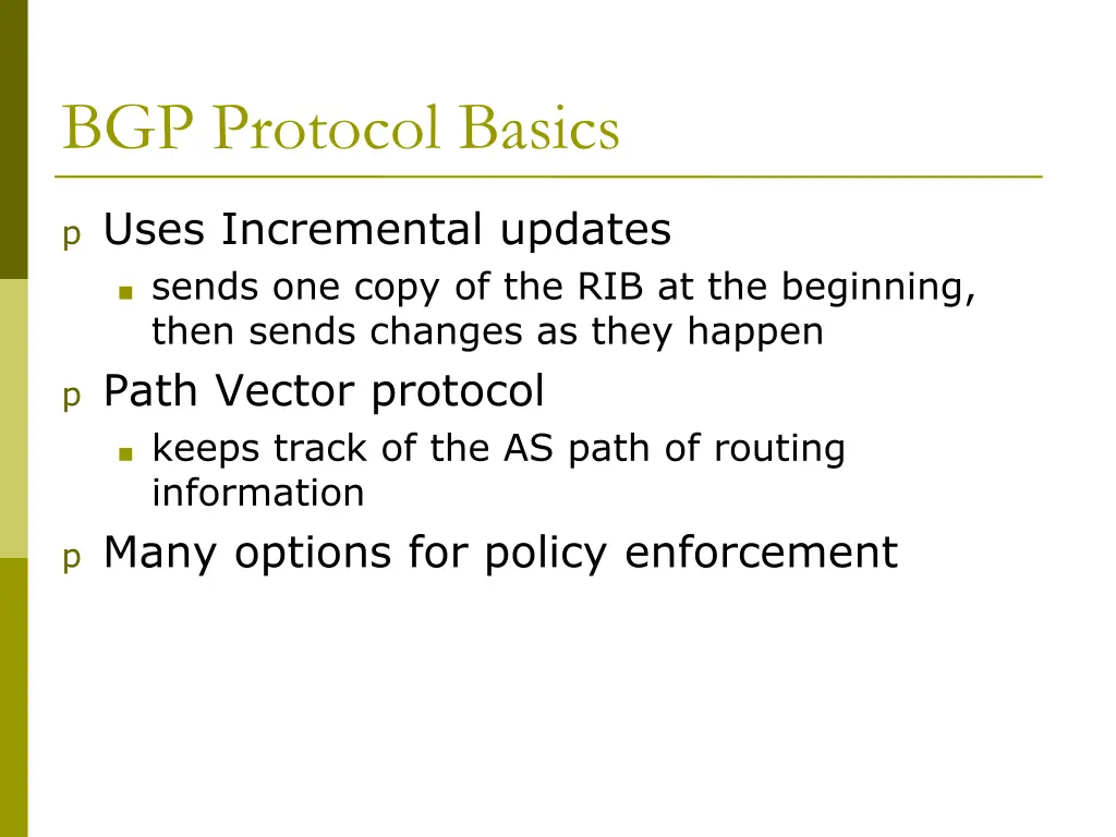 bgp protocol basics 1