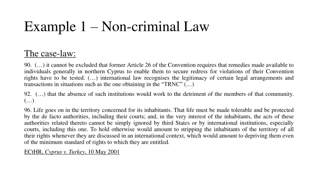example 1 non criminal law 1