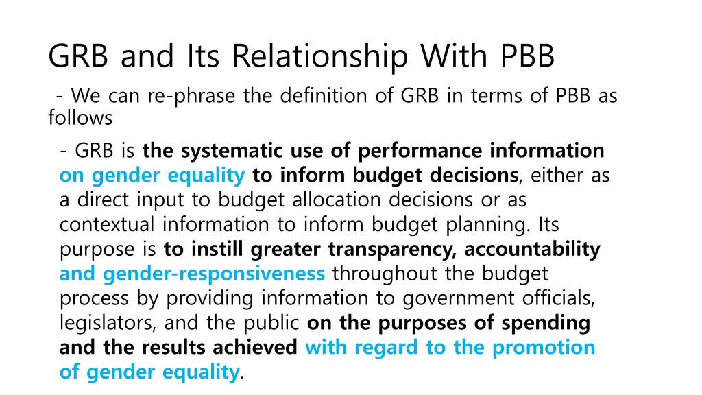 grb and its relationship with