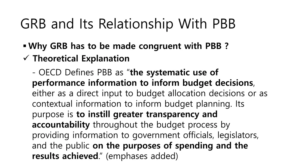 grb and its relationship with pbb 1