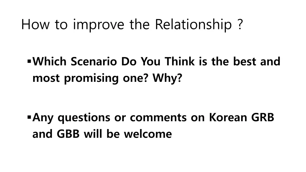 how to improve the relationship 3