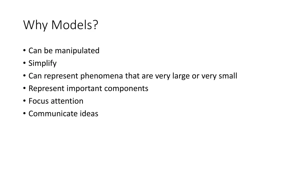 why models
