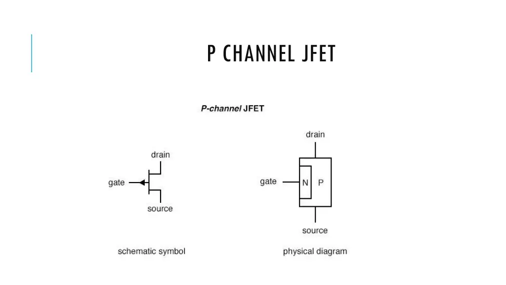 p channel jfet