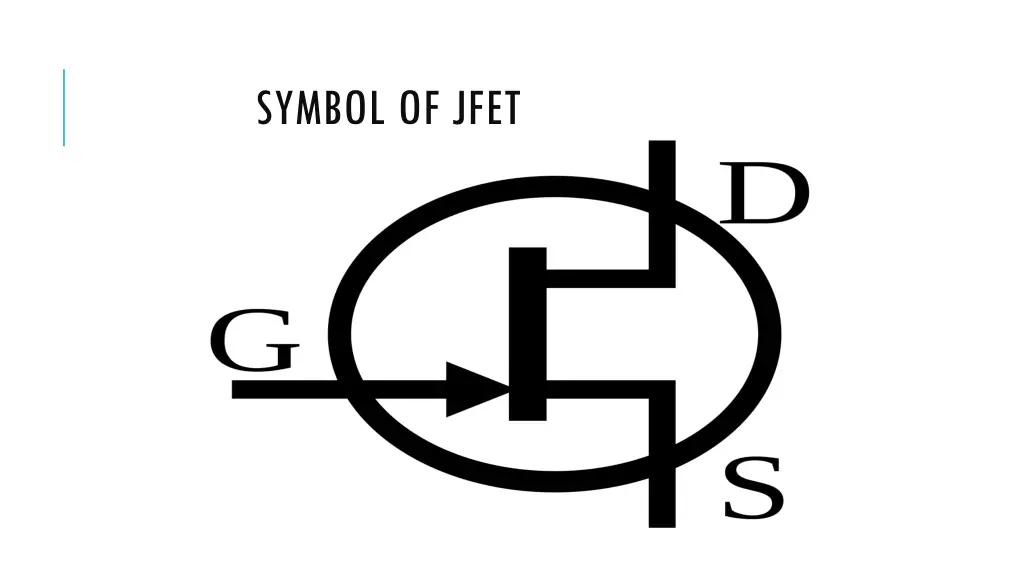 symbol of jfet