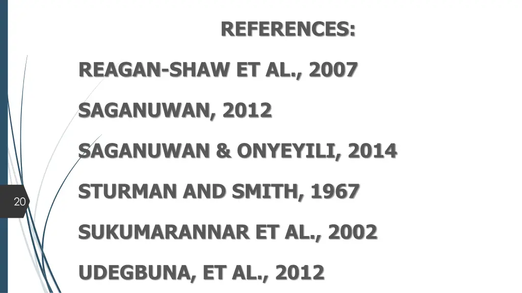 references 1