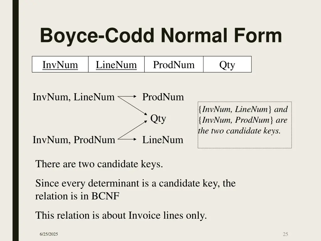 boyce codd normal form 1
