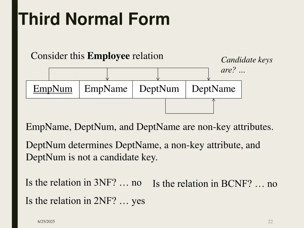 third normal form 1