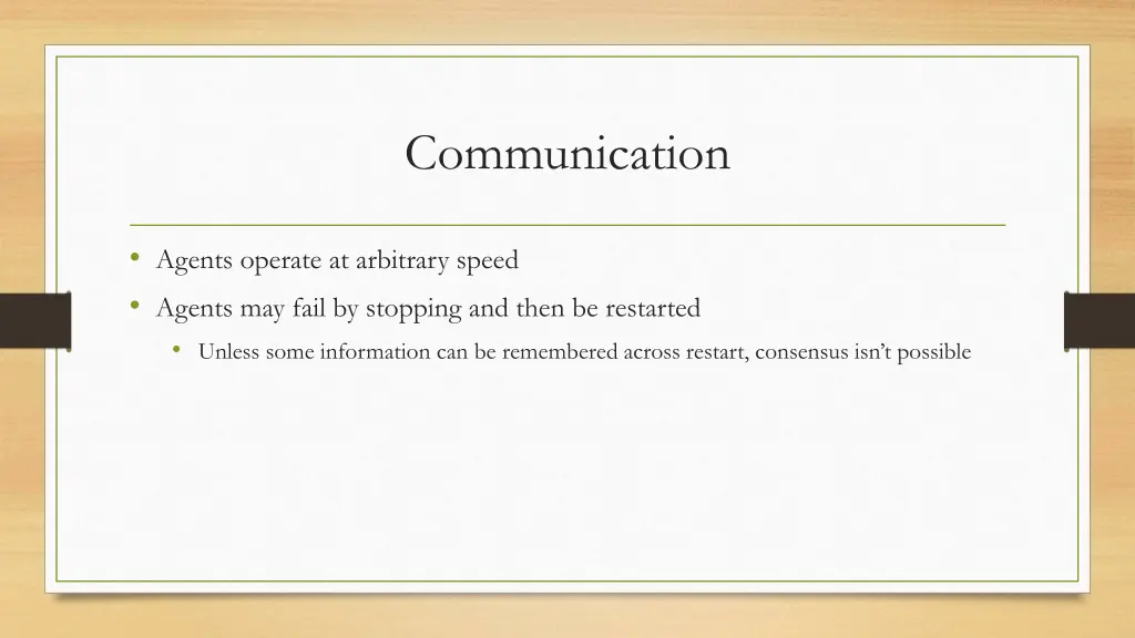 communication
