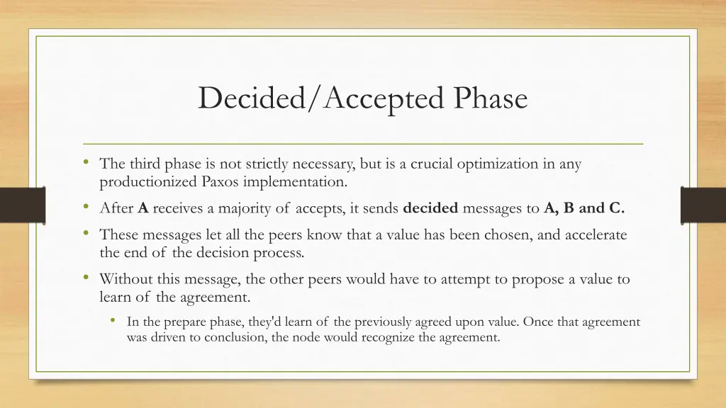 decided accepted phase