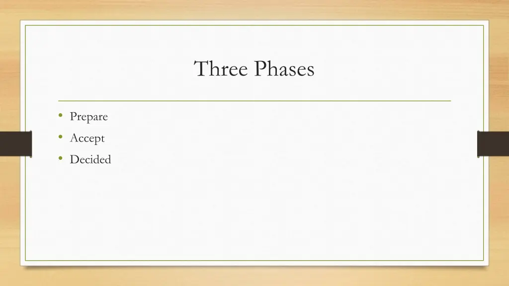 three phases