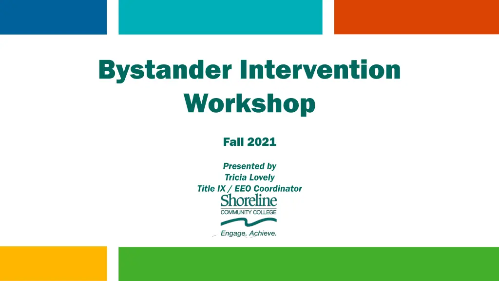 bystander intervention workshop