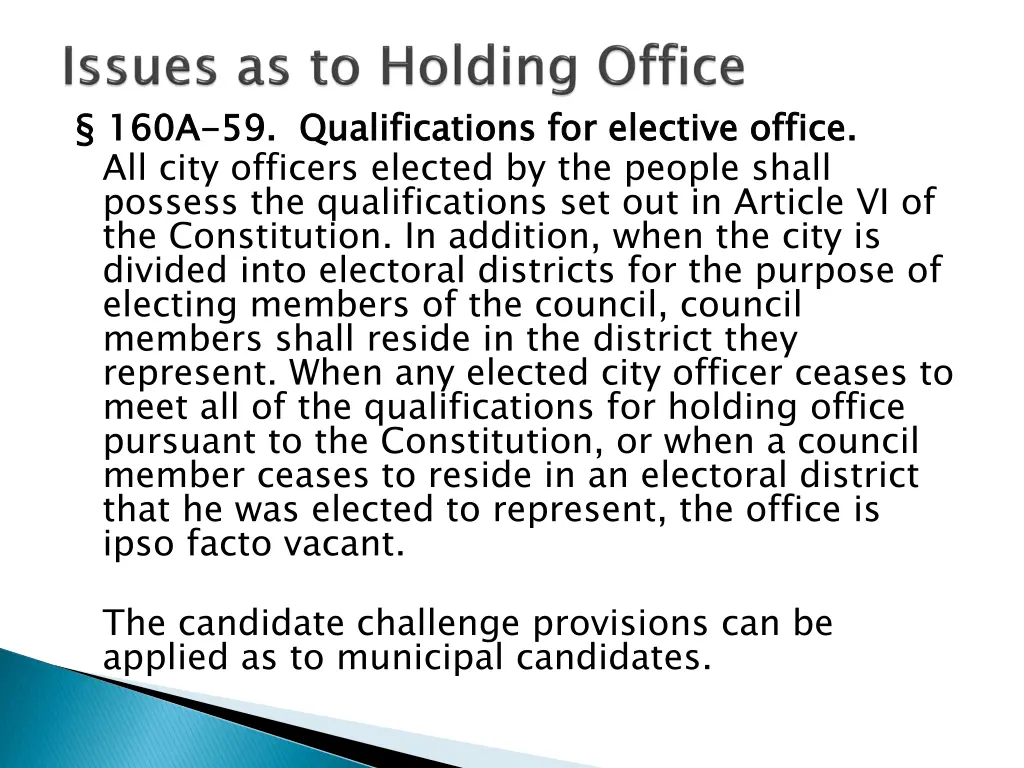 160a all city officers elected by the people