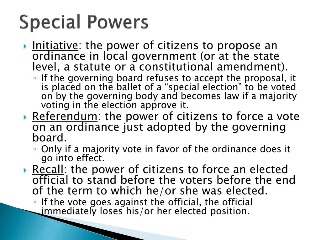 initiative the power of citizens to propose