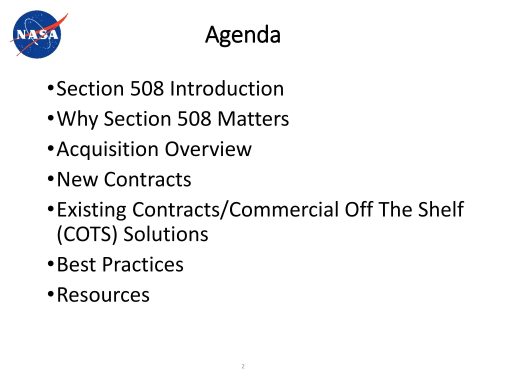 agenda agenda