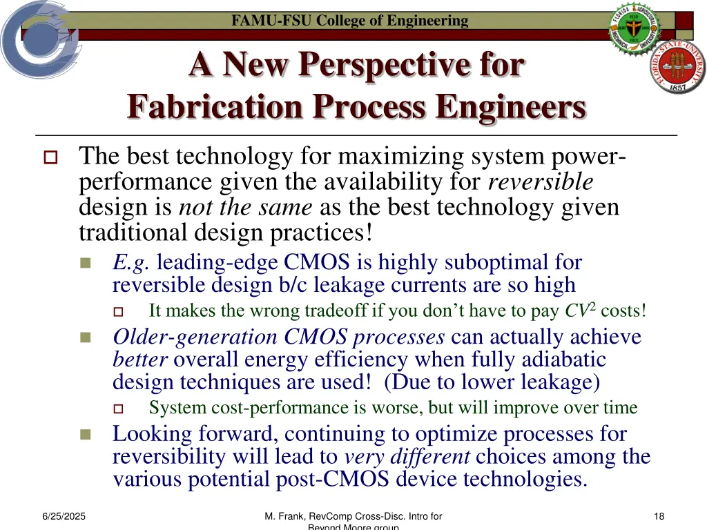 famu fsu college of engineering a new perspective