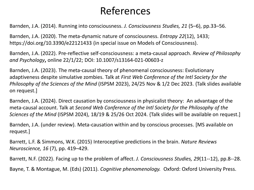 references