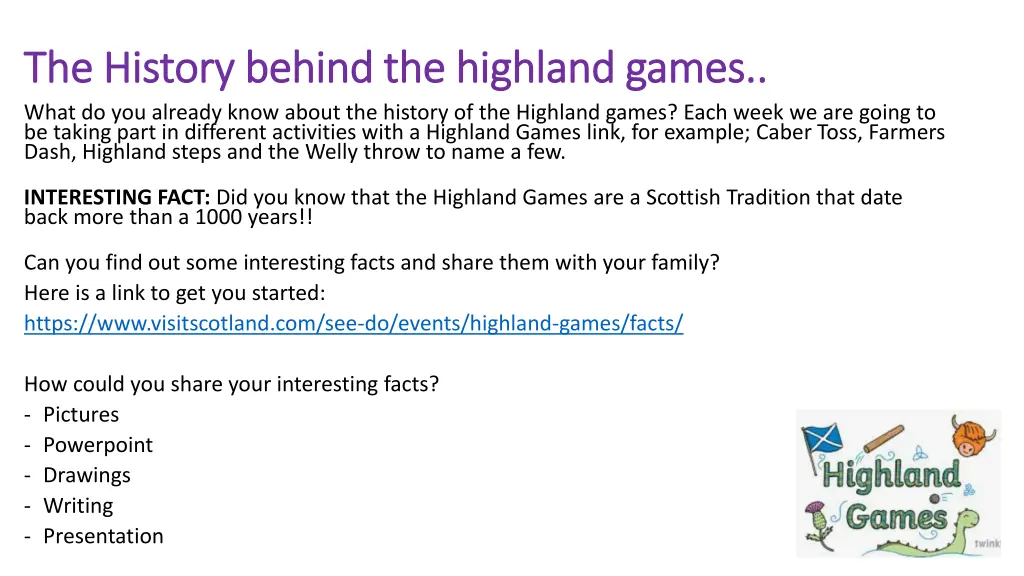 the history behind the highland games the history