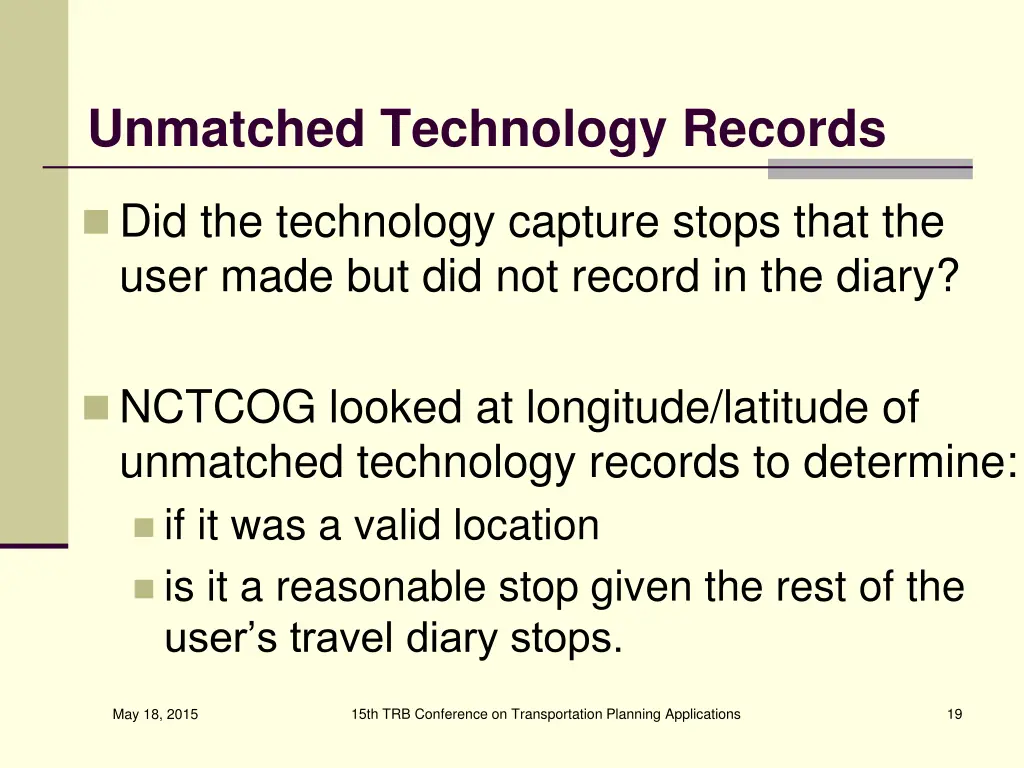 unmatched technology records