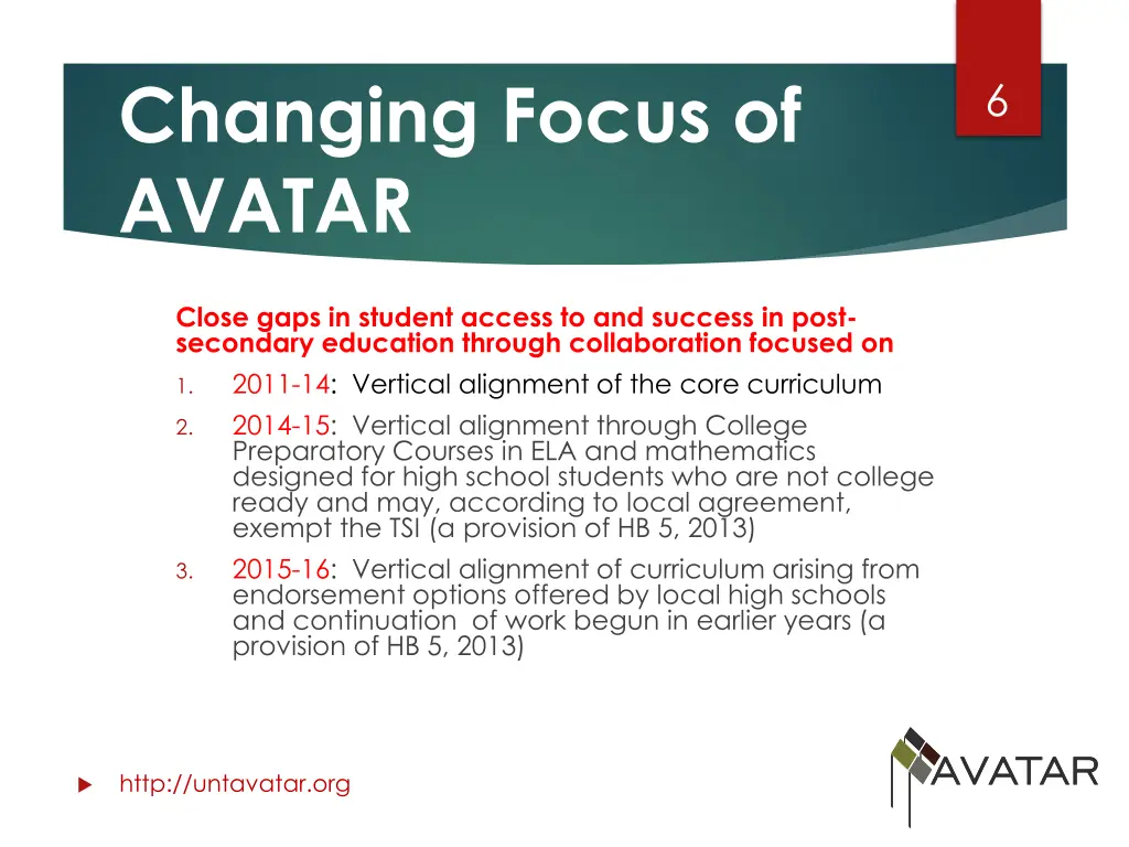 changing focus of avatar