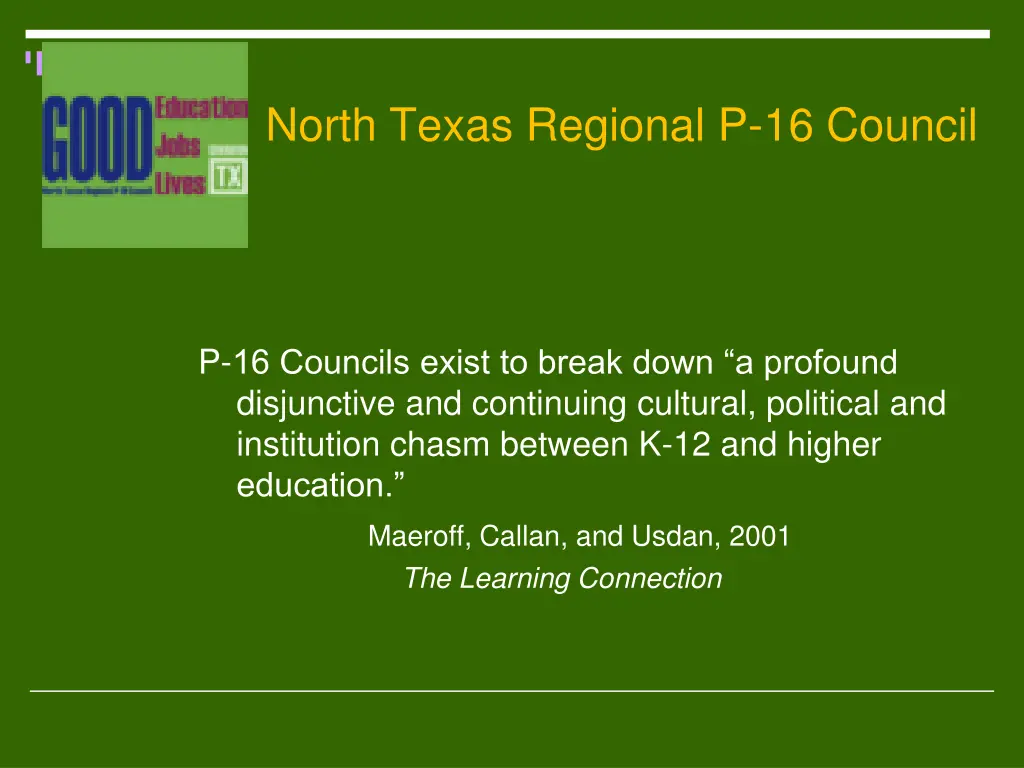 north texas regional p 16 council 1
