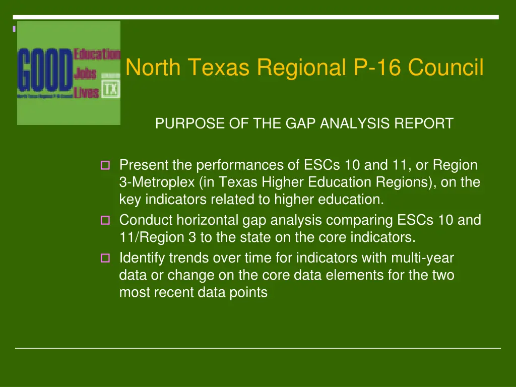 north texas regional p 16 council 10