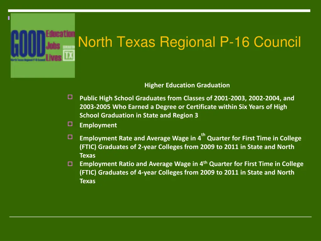 north texas regional p 16 council 13