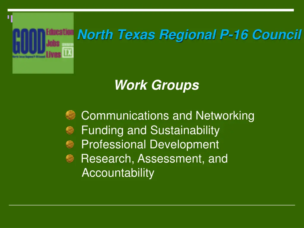 north texas regional p 16 council 5