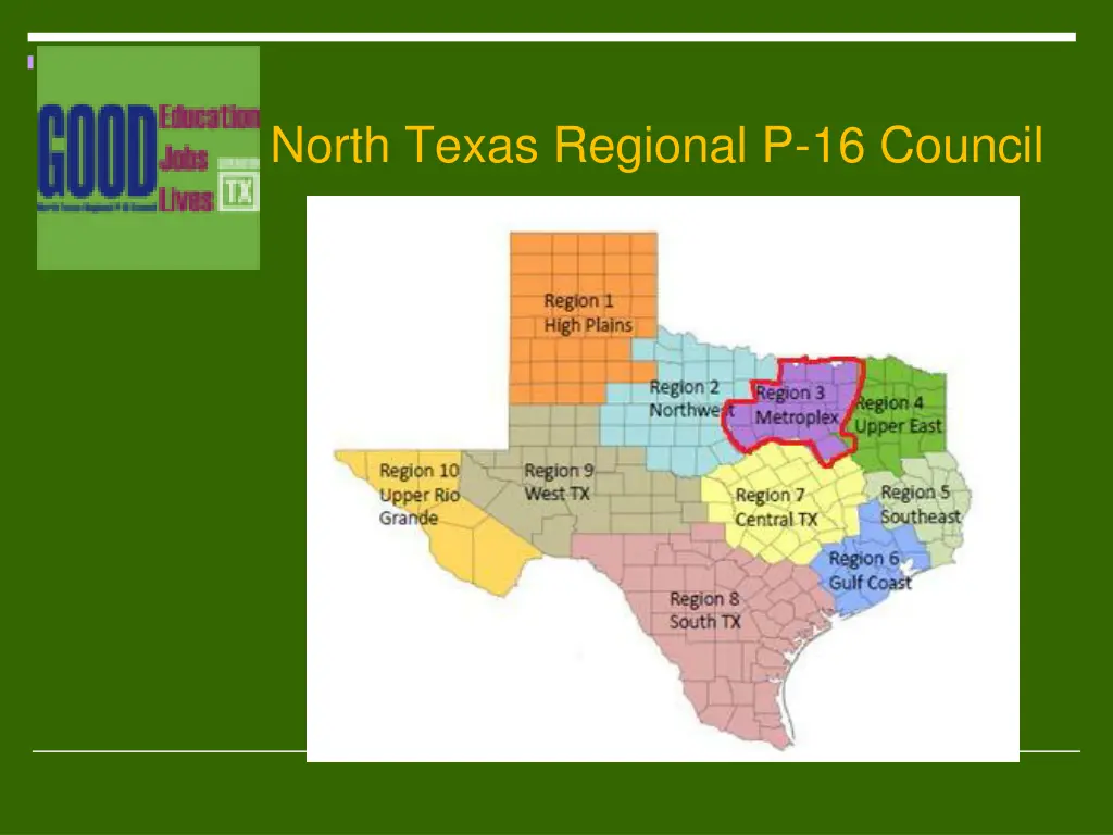 north texas regional p 16 council 9