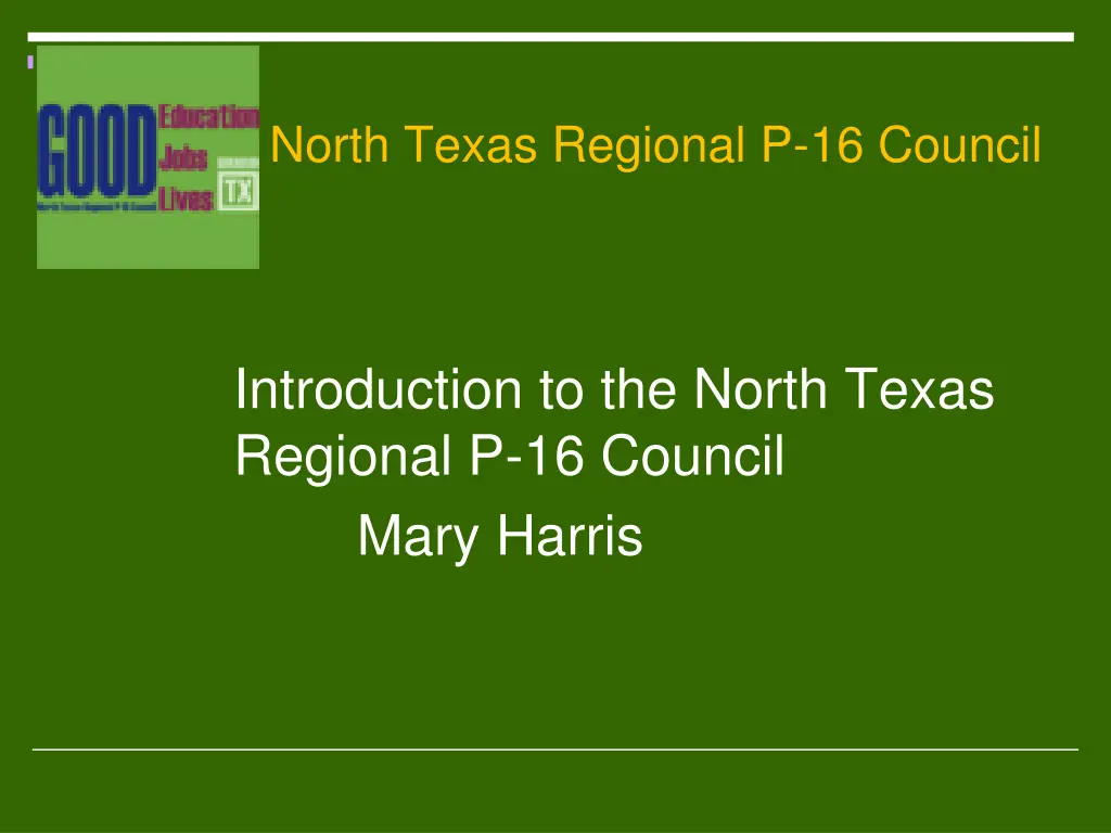 north texas regional p 16 council