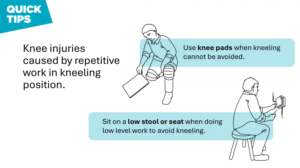 knee injuries caused by repetitive work
