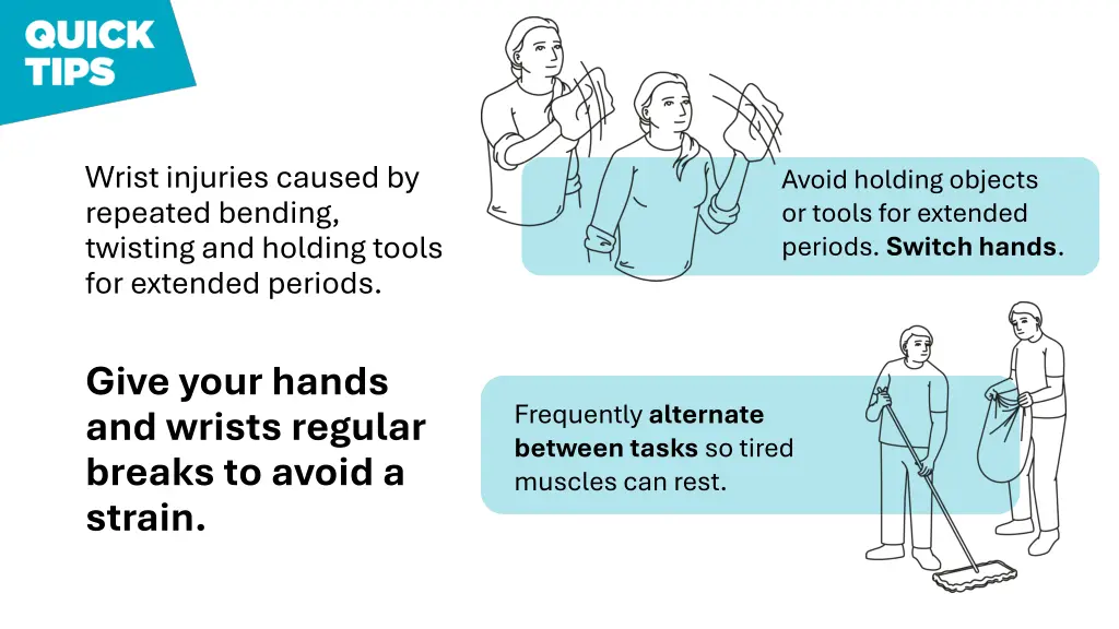 wrist injuries caused by repeated bending