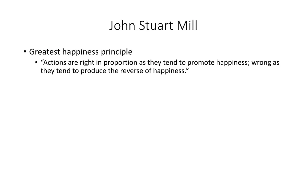 john stuart mill 1