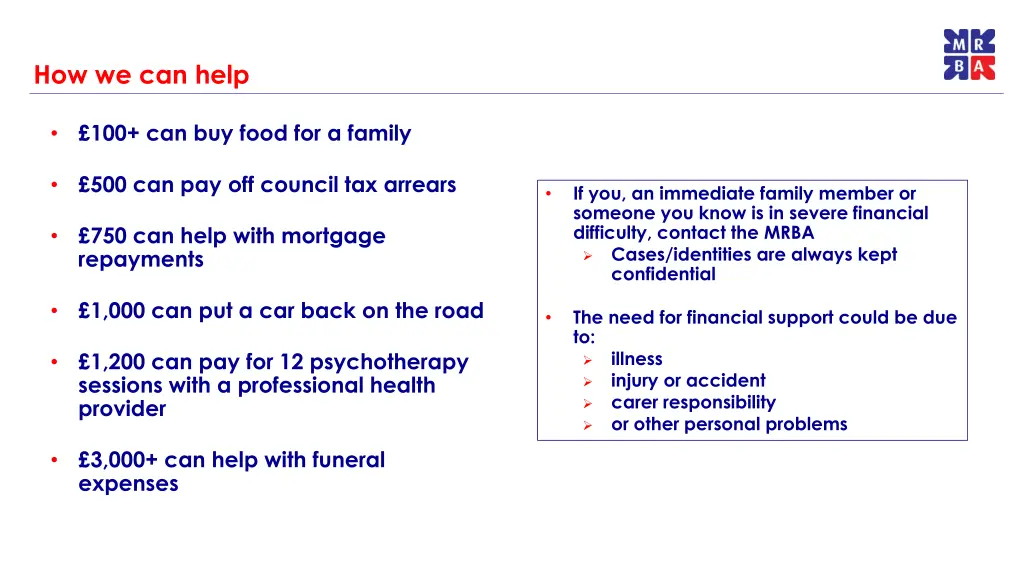 how we can help