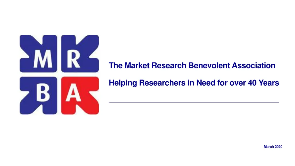 the market research benevolent association